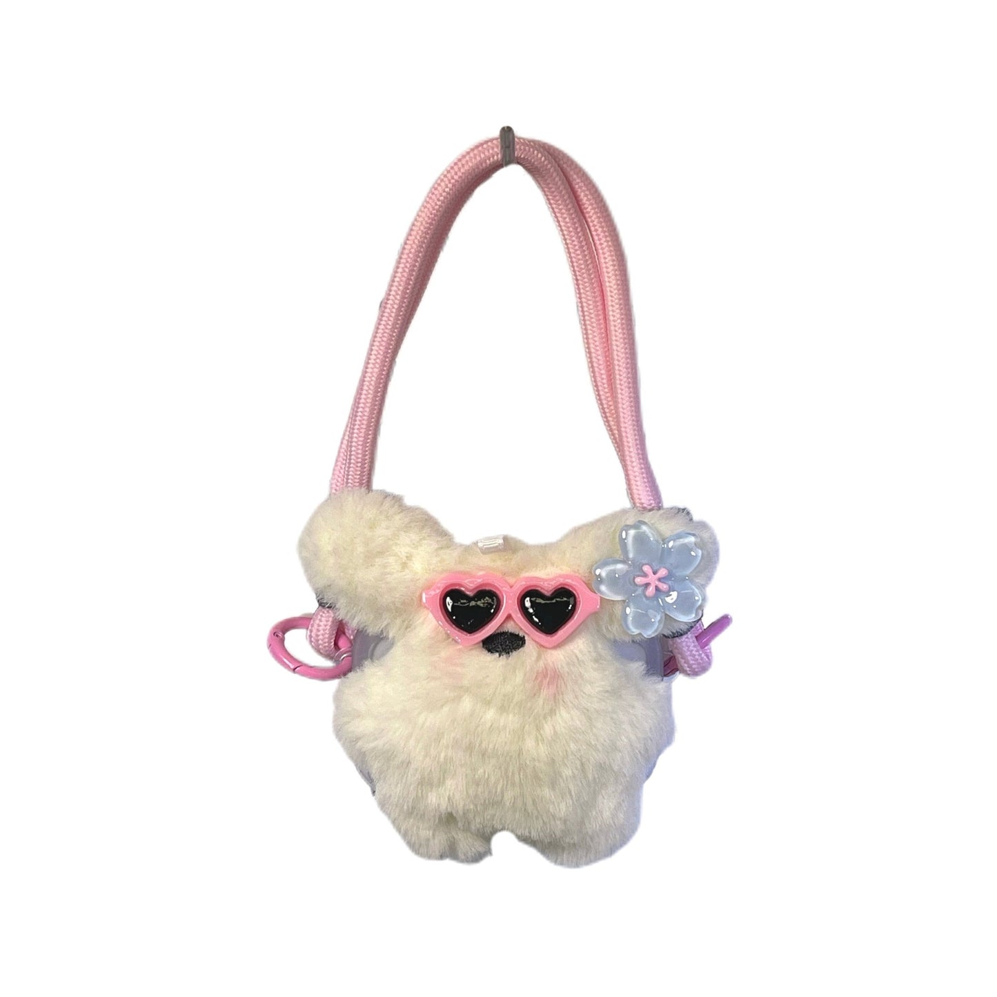 Cute Dog and Bear Mobile Phone Back Clip Pendant - Adorable Design for Smartphones with Charm and Playful Style - BEAR GIRL