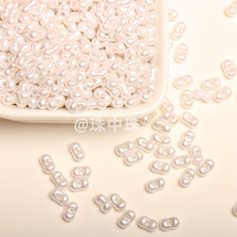 36mm Peanut-Shaped Loose Beads Collection – Handmade DIY Bracelet & Necklace Beading Jewelry Accessories