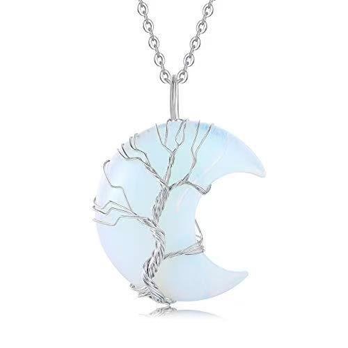Moon Amethyst Energy Pendant Positive energy accessories purify clothing - BEAR GIRL