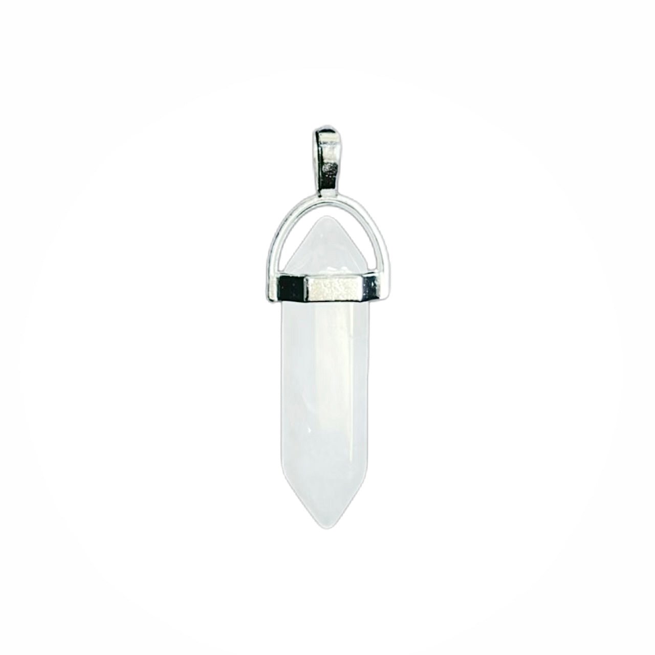 Pure raw stone crystal column primary energy stone positive energy purification powder crystal white crystal - BEAR GIRL