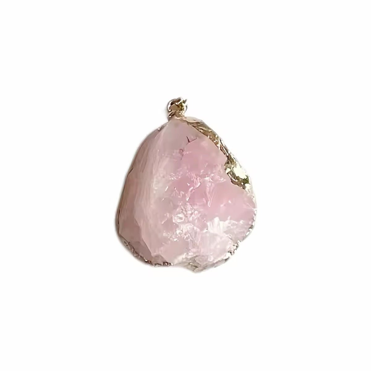 Positive energy Crystal Pendant Amethyst Powder crystal Heart star shape Original form crystal stone - BEAR GIRL