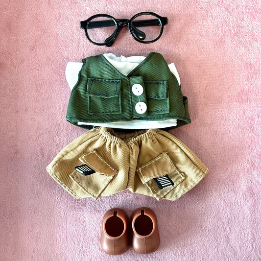 First and second generation keychains clothes pendant clothes chocolate academy style outfit(Pre - sale) - BEAR GIRL