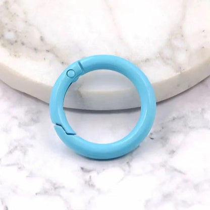 Colorful Openable Clasp Spring Clasp Keychain Rings – Bag Accessories & Phone Case DIY Jewelry Rings