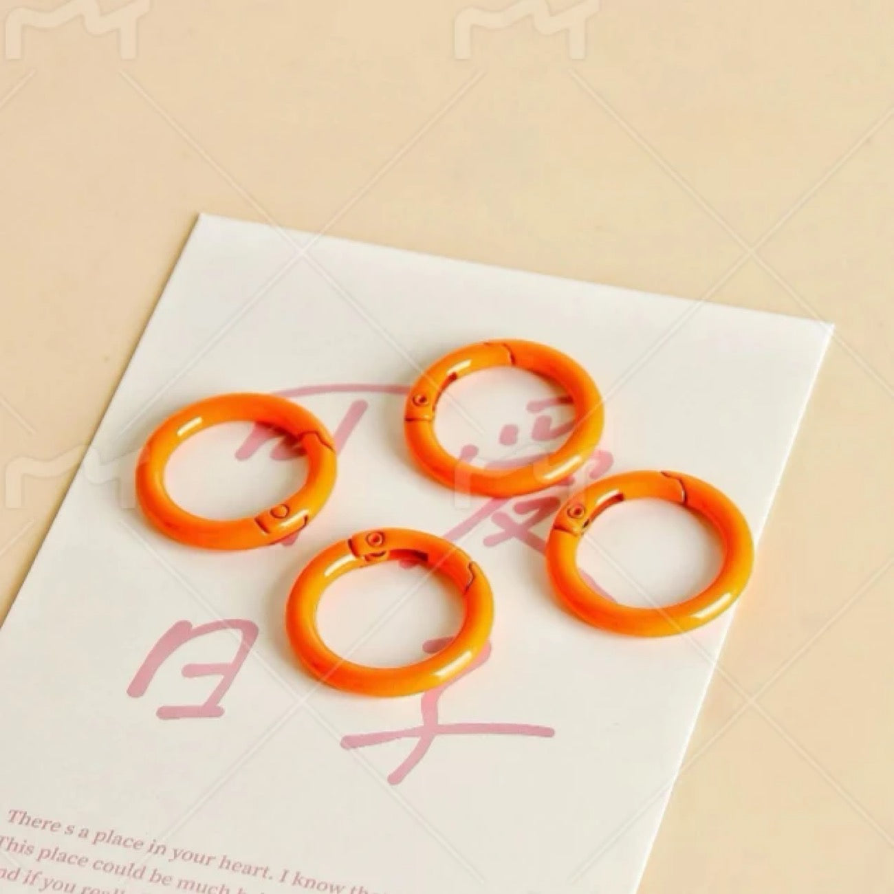 Colorful Openable Clasp Spring Clasp Keychain Rings – Bag Accessories & Phone Case DIY Jewelry Rings