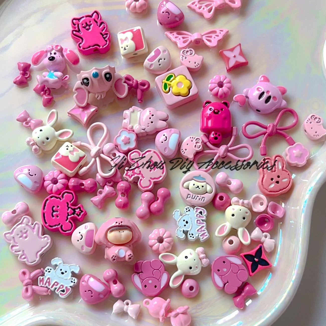 Accessory Mystery Box: DIY Phone Charm Alloy Enameled Spacer Beads – Handmade Pendant Keychain Beading Jewelry Accessories