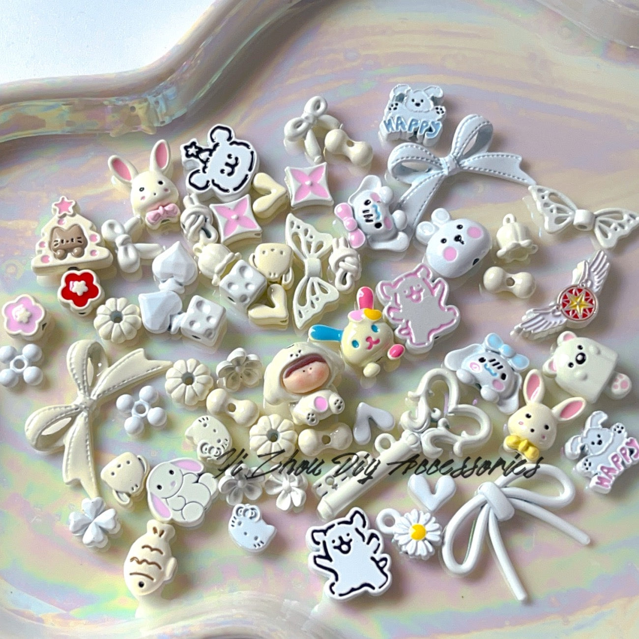 Accessory Mystery Box: DIY Phone Charm Alloy Enameled Spacer Beads – Handmade Pendant Keychain Beading Jewelry Accessories