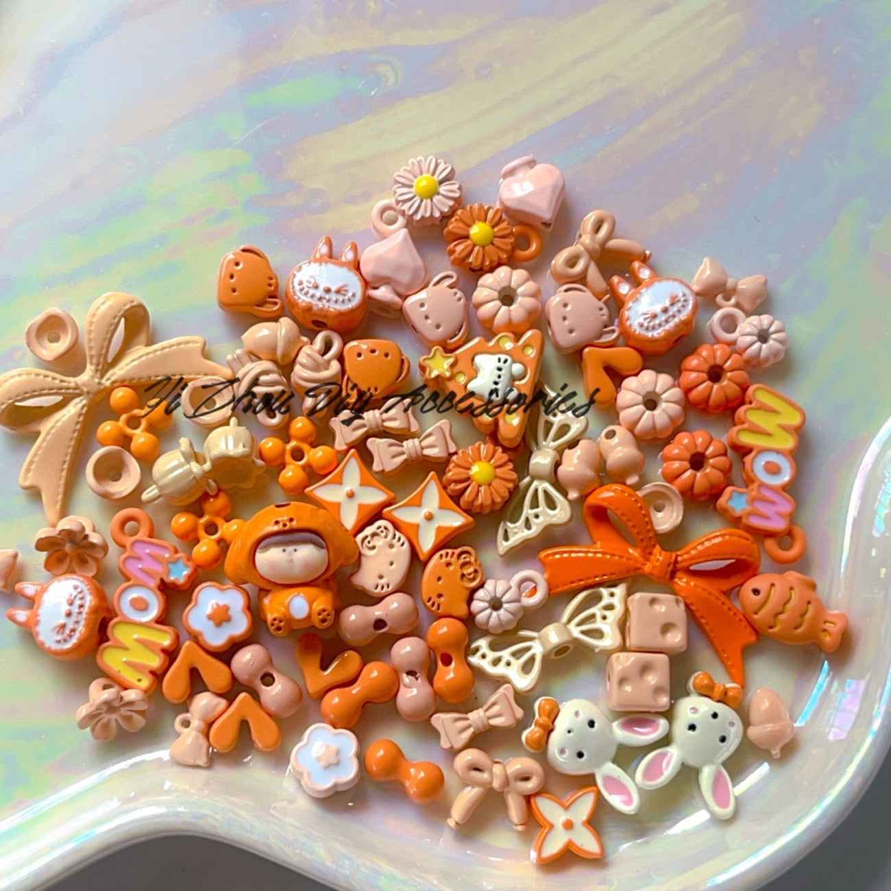 Accessory Mystery Box: DIY Phone Charm Alloy Enameled Spacer Beads – Handmade Pendant Keychain Beading Jewelry Accessories