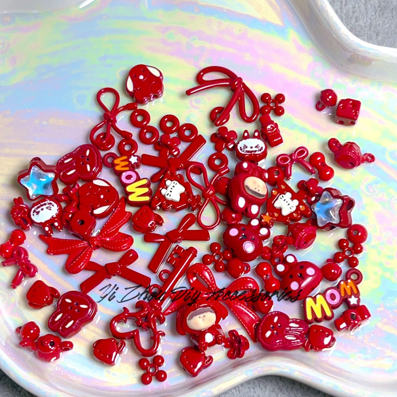 Accessory Mystery Box: DIY Phone Charm Alloy Enameled Spacer Beads – Handmade Pendant Keychain Beading Jewelry Accessories