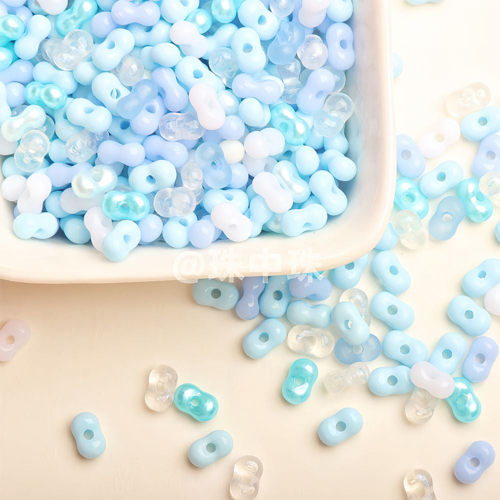 36mm Peanut-Shaped Loose Beads Collection – Handmade DIY Bracelet & Necklace Beading Jewelry Accessories