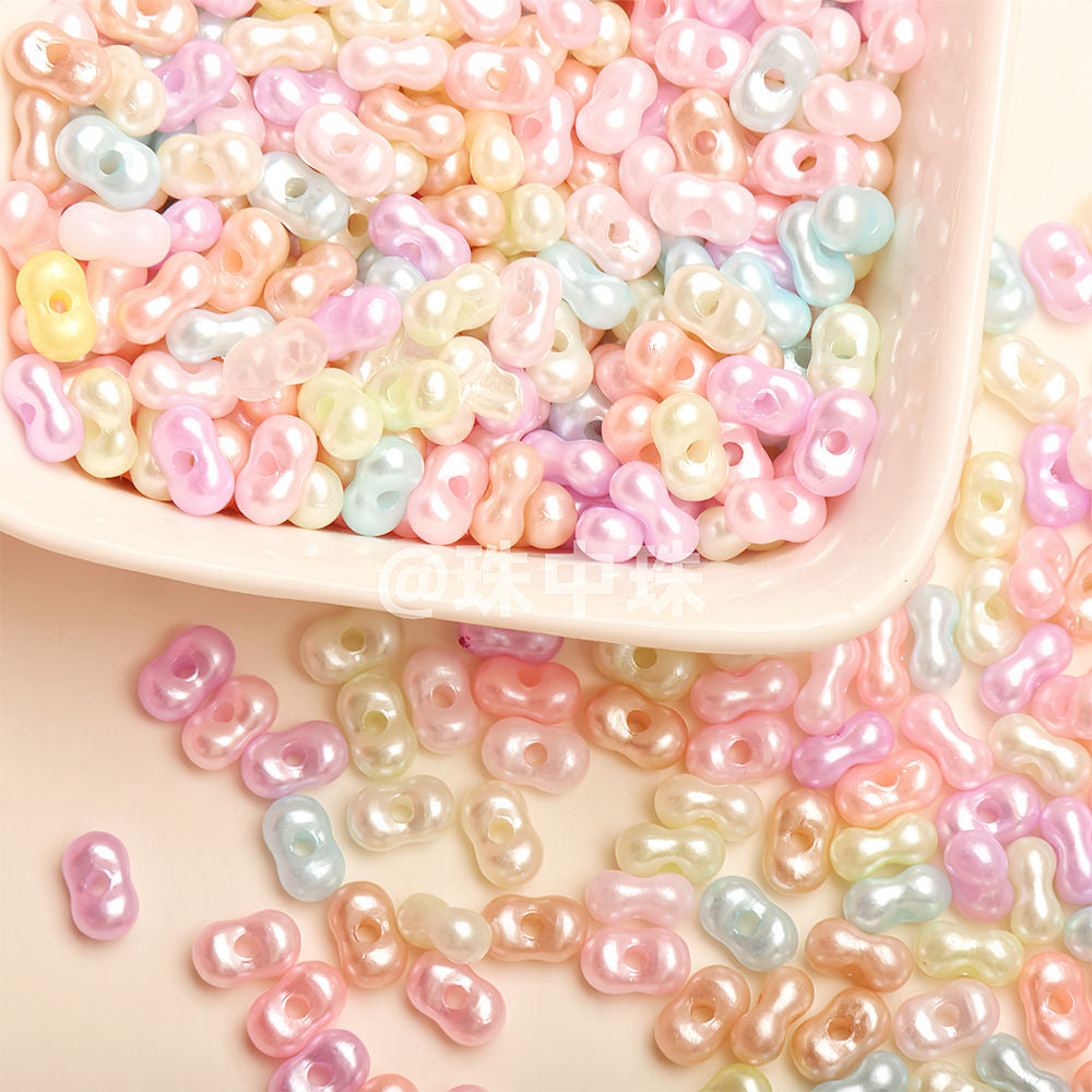 36mm Peanut-Shaped Loose Beads Collection – Handmade DIY Bracelet & Necklace Beading Jewelry Accessories