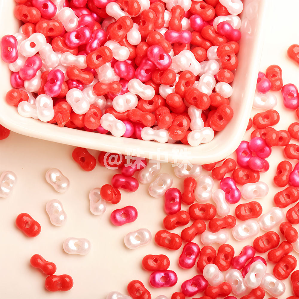 36mm Peanut-Shaped Loose Beads Collection – Handmade DIY Bracelet & Necklace Beading Jewelry Accessories