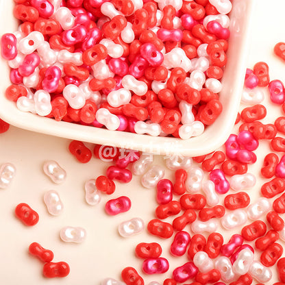 36mm Peanut-Shaped Loose Beads Collection – Handmade DIY Bracelet & Necklace Beading Jewelry Accessories