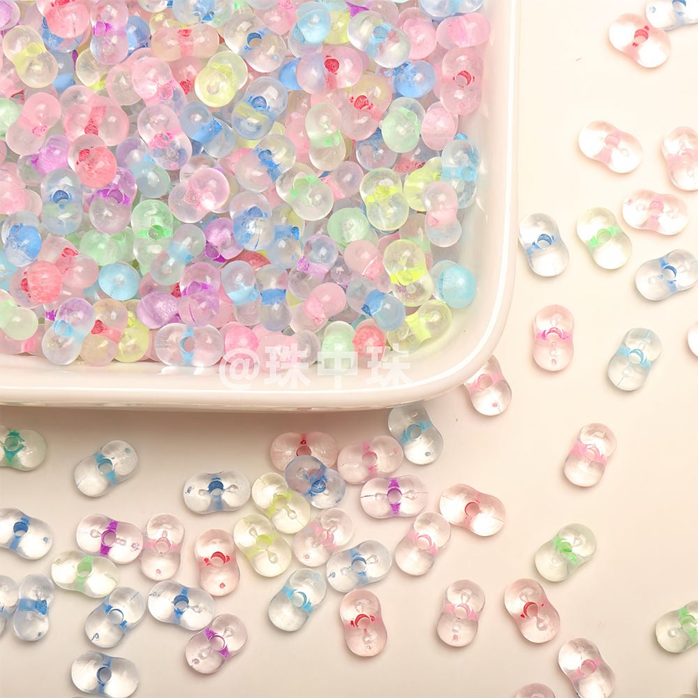 36mm Peanut-Shaped Loose Beads Collection – Handmade DIY Bracelet & Necklace Beading Jewelry Accessories