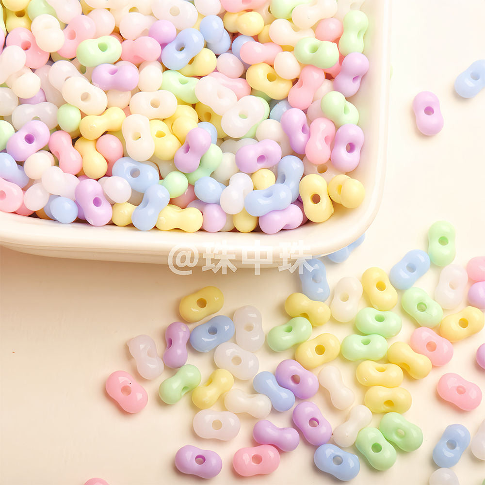 36mm Peanut-Shaped Loose Beads Collection – Handmade DIY Bracelet & Necklace Beading Jewelry Accessories