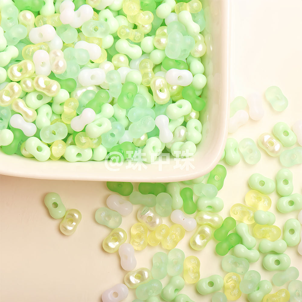 36mm Peanut-Shaped Loose Beads Collection – Handmade DIY Bracelet & Necklace Beading Jewelry Accessories