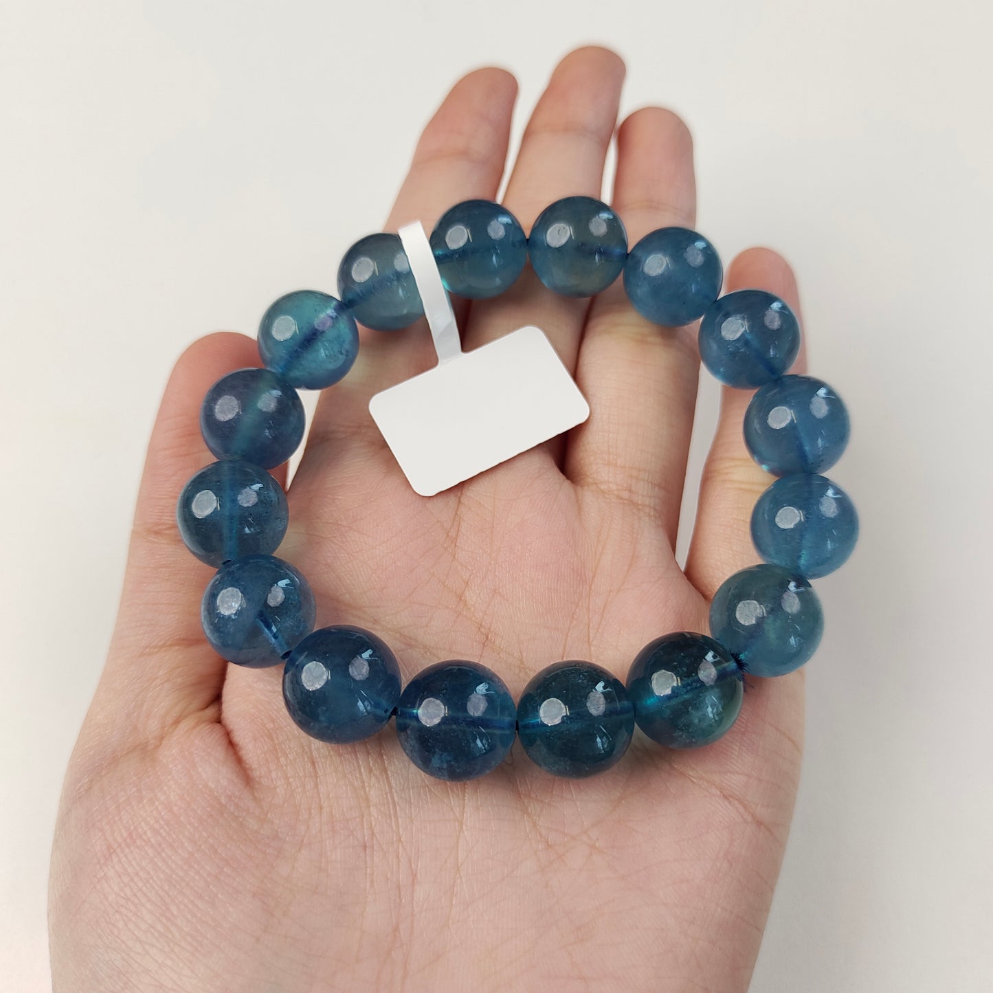 Aquamarine Crystal Bracelet — Healing Energy Beads