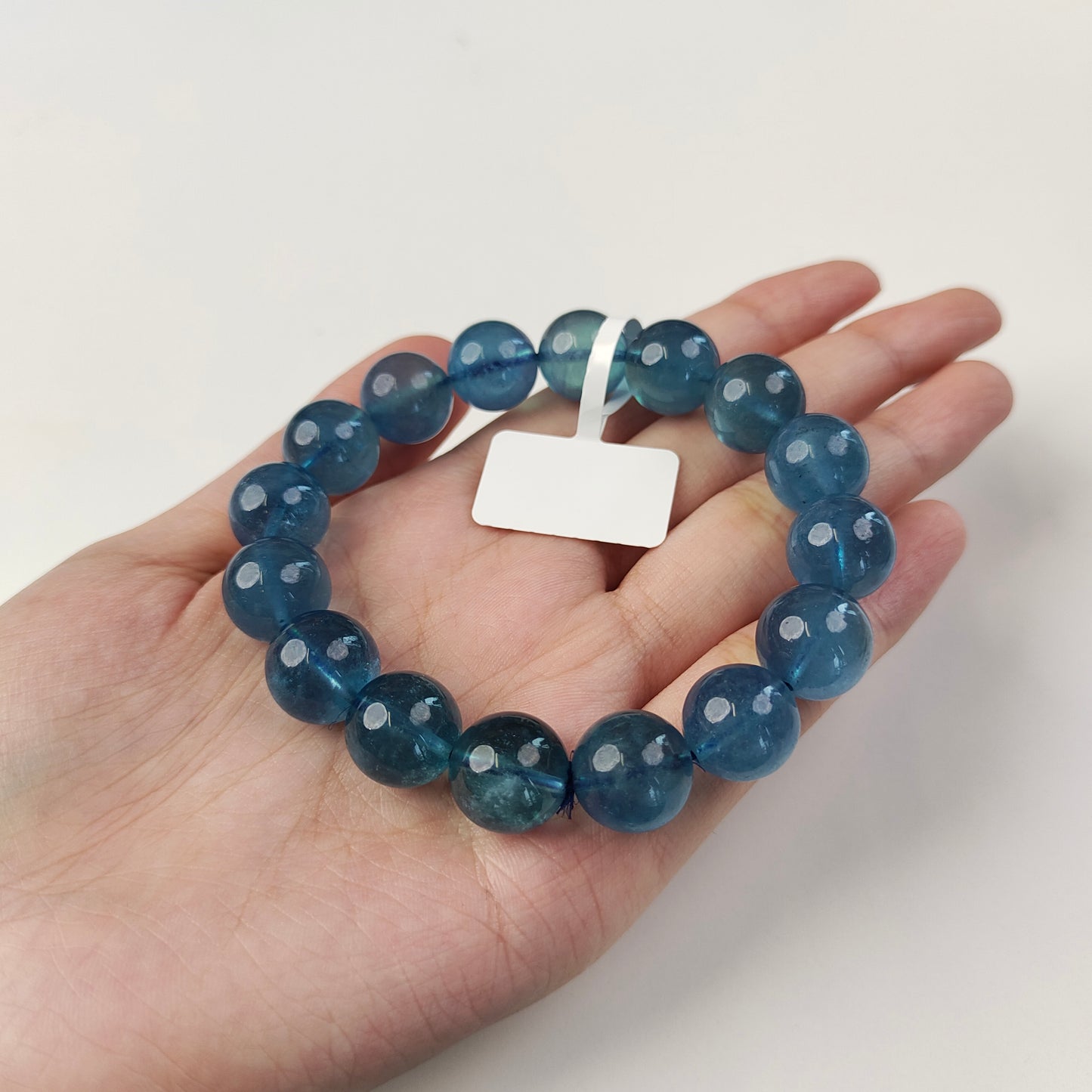 Aquamarine Crystal Bracelet — Healing Energy Beads