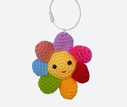 Cute cartoon wool felt bell pendant