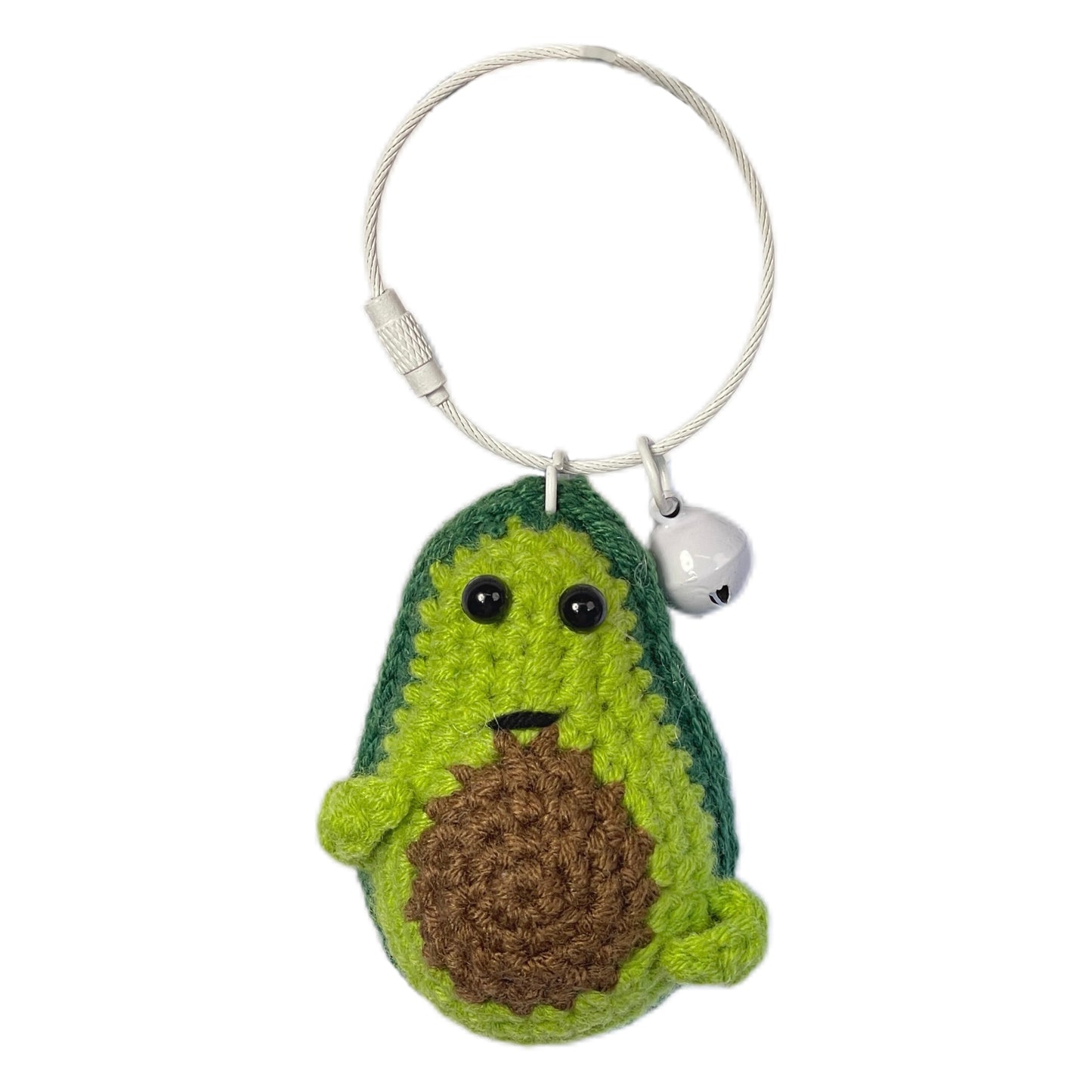 Cute cartoon wool felt bell pendant