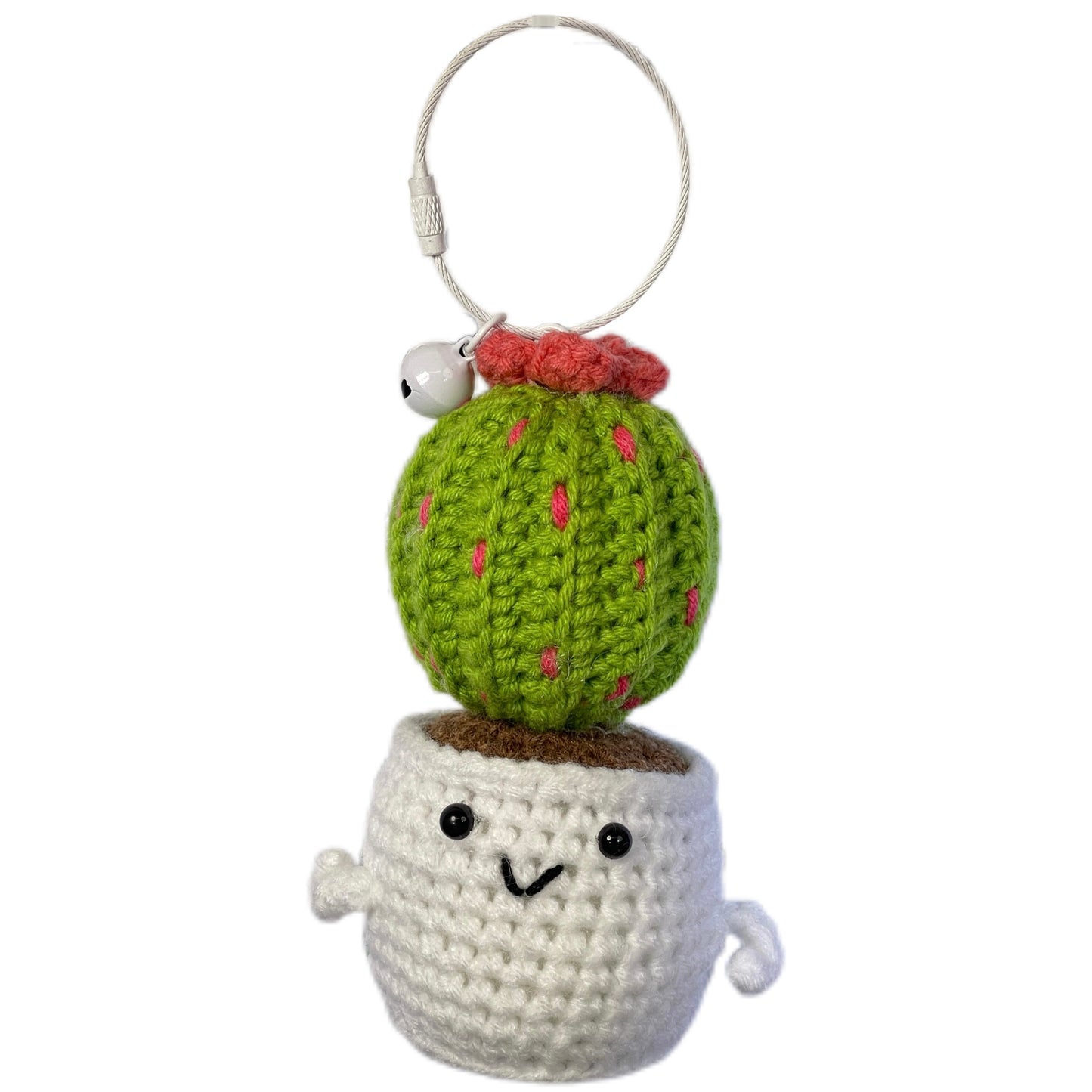 Cute cartoon wool felt bell pendant