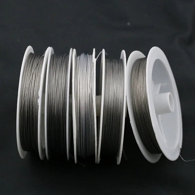 Steel Wire & Steel Beading Threader Flexible Beading Wire – Fade-Resistant New Arrival DIY Craft Wire for Jewelry