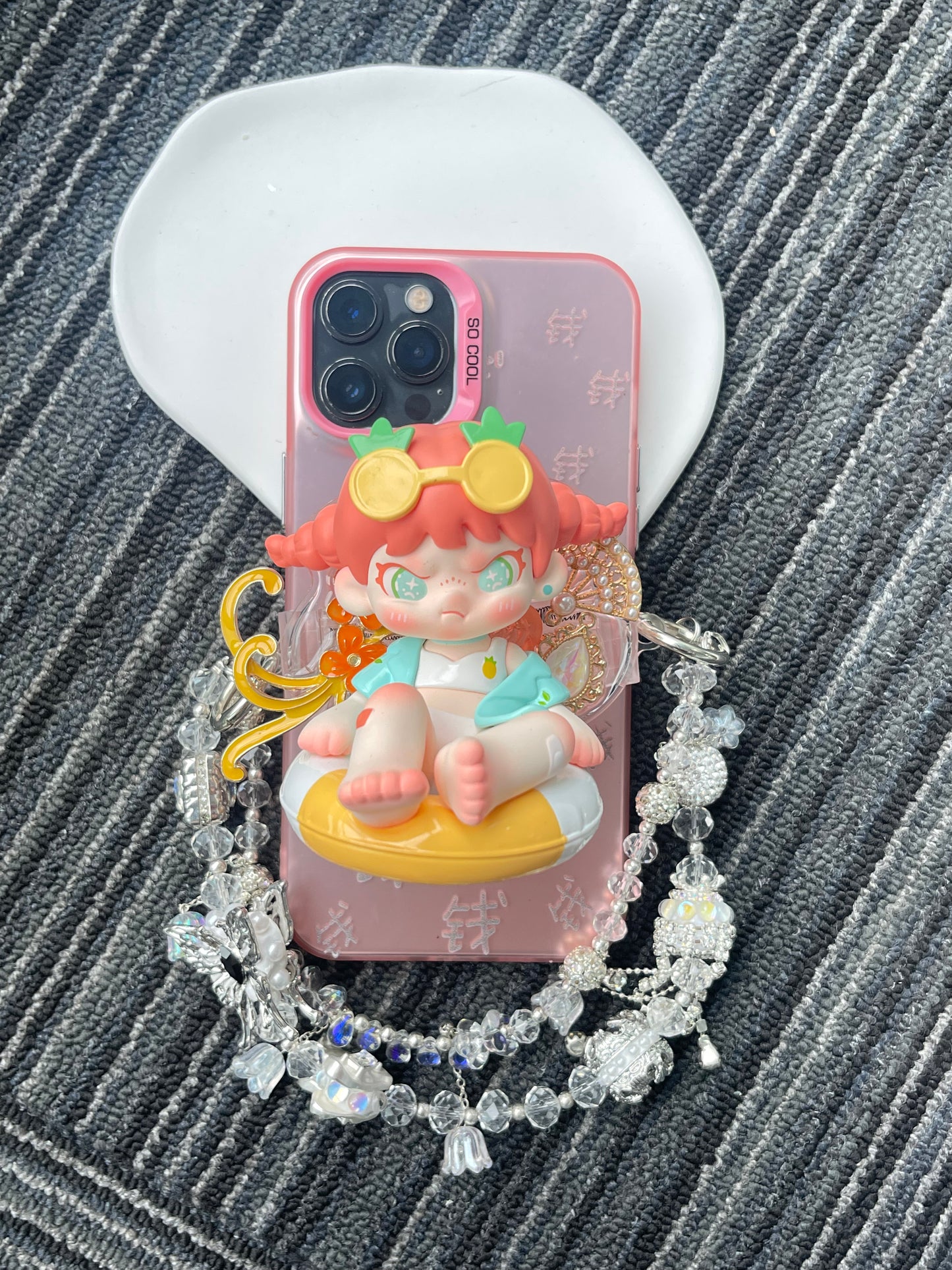 Mobile phone doll back clip DIY custom