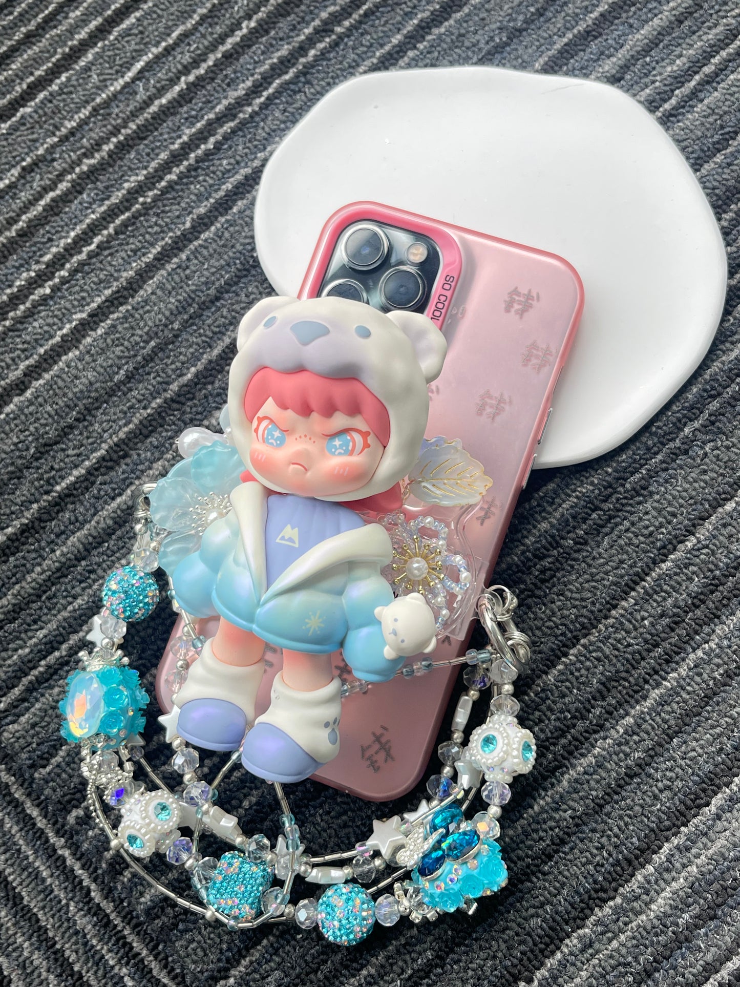 Mobile phone doll back clip DIY custom