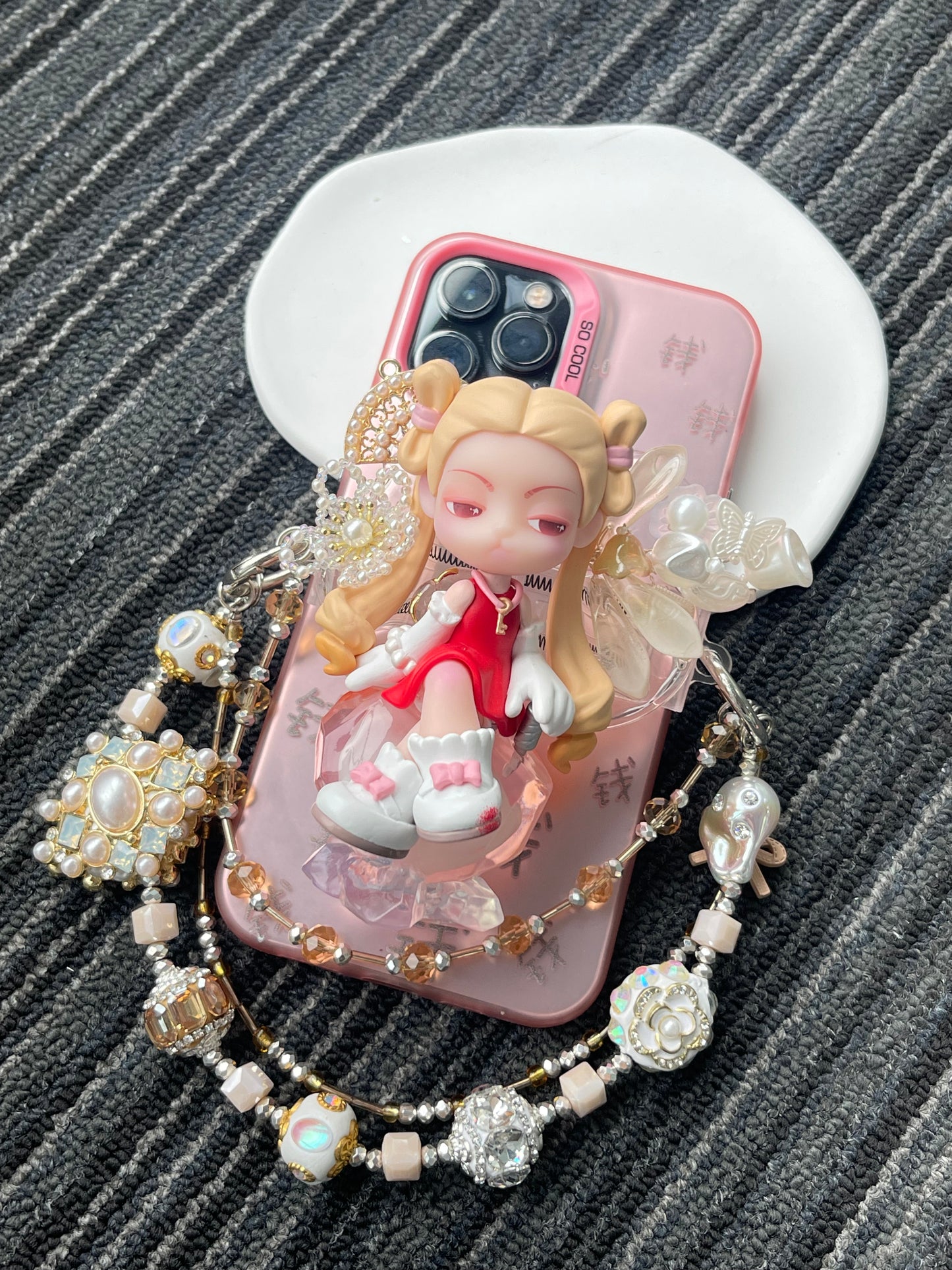 Mobile phone doll back clip DIY custom