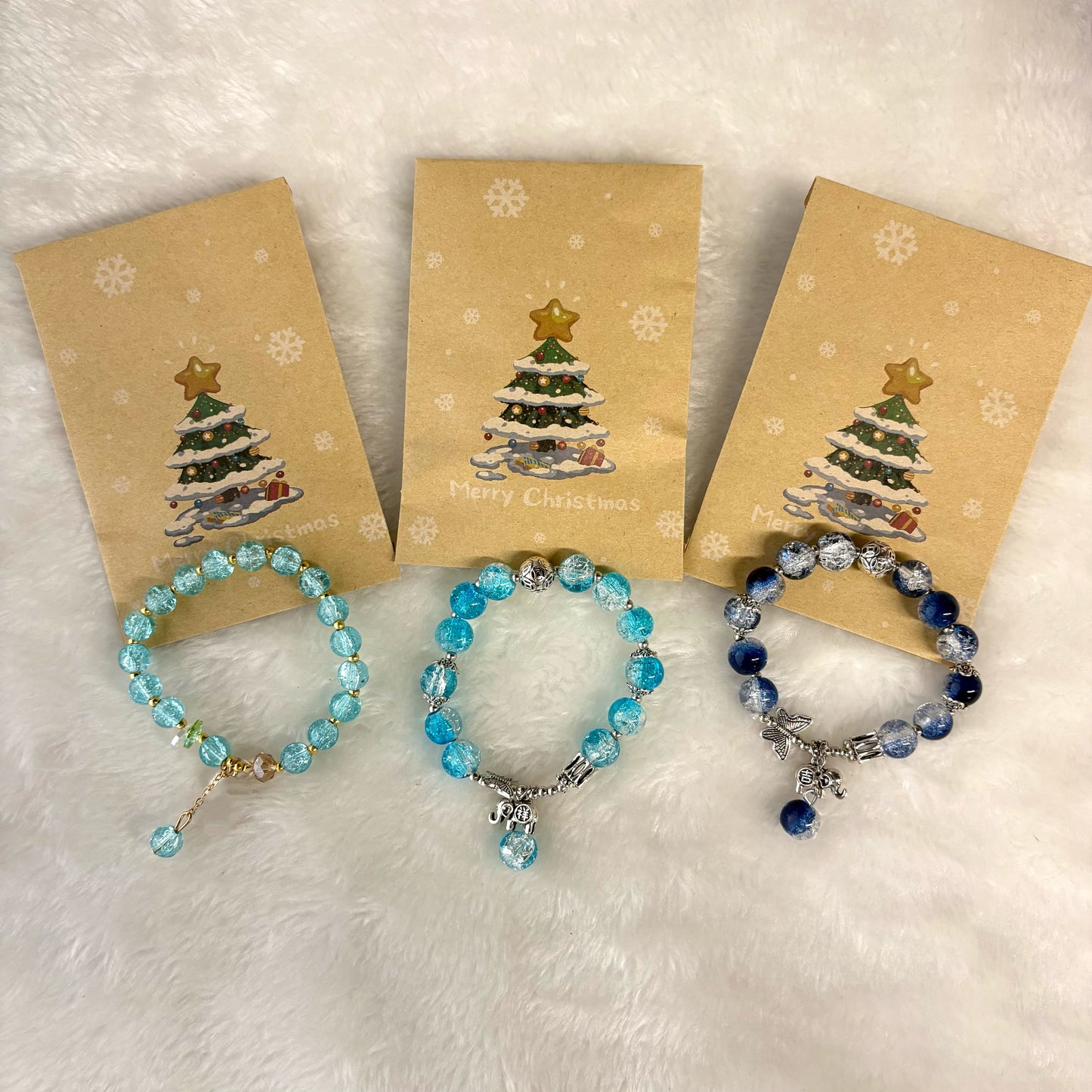 Christmas Sweet Bag - Beaded Bracelet DIY