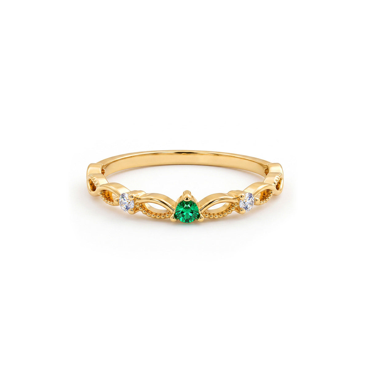[Self-operated] OSEWAYA Japanese Ring: Twelve Zodiac Birth Stone Rings for Women, Exquisite Diamond-Set Simple Rings