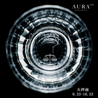 AURA'S 12-Constellation Whiskey Glass K9 Lead-Free Crystal Glass Personalized Creative Birthday Gift Whiskey Glass