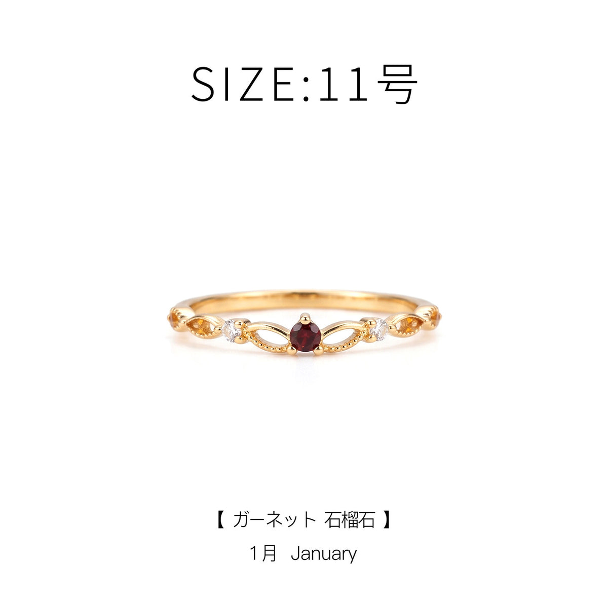 [Self-operated] OSEWAYA Japanese Ring: Twelve Zodiac Birth Stone Rings for Women, Exquisite Diamond-Set Simple Rings