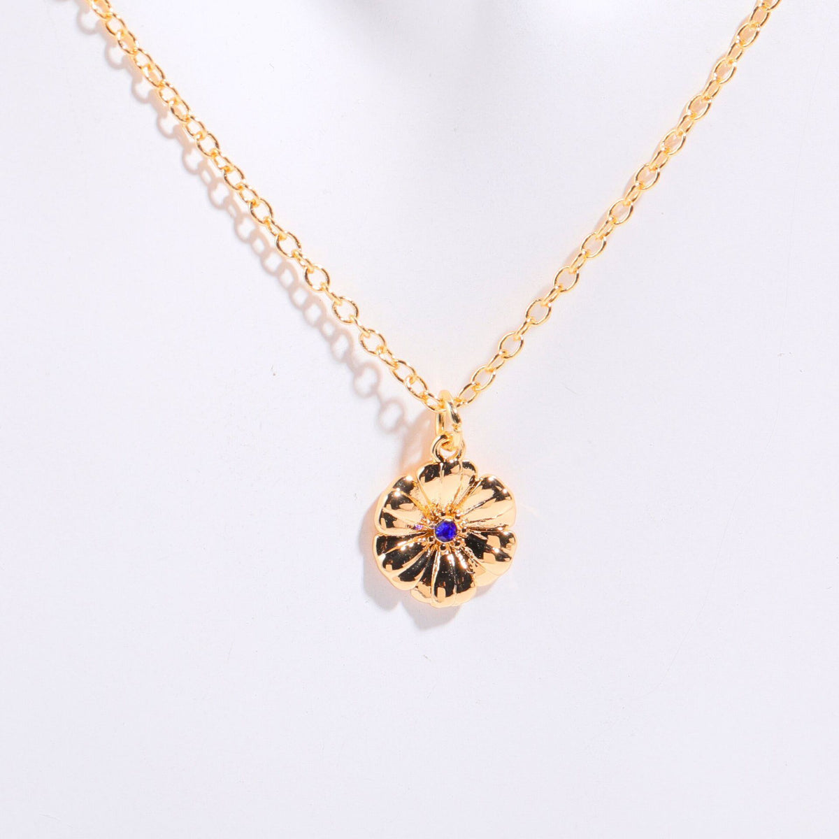 December Flower Bracelet Zircon Birthstone Pendant Bracelet Women's Zodiac Peanut Day Birth Flower Color Preservation