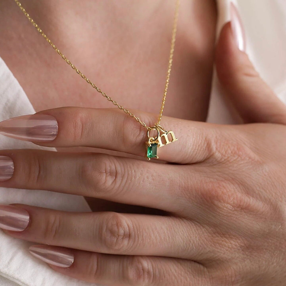 DPM "Birthstone Series" European and American Necklace December Birthstone Colorful Zircon Clavicle Chain Birthday Month Necklace
