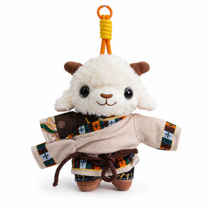 Tibetan cultural and creative Tibetan robes, small sheepskin dolls, Lhasa souvenirs, souvenirs, keychains, small pendants, wholesale goods