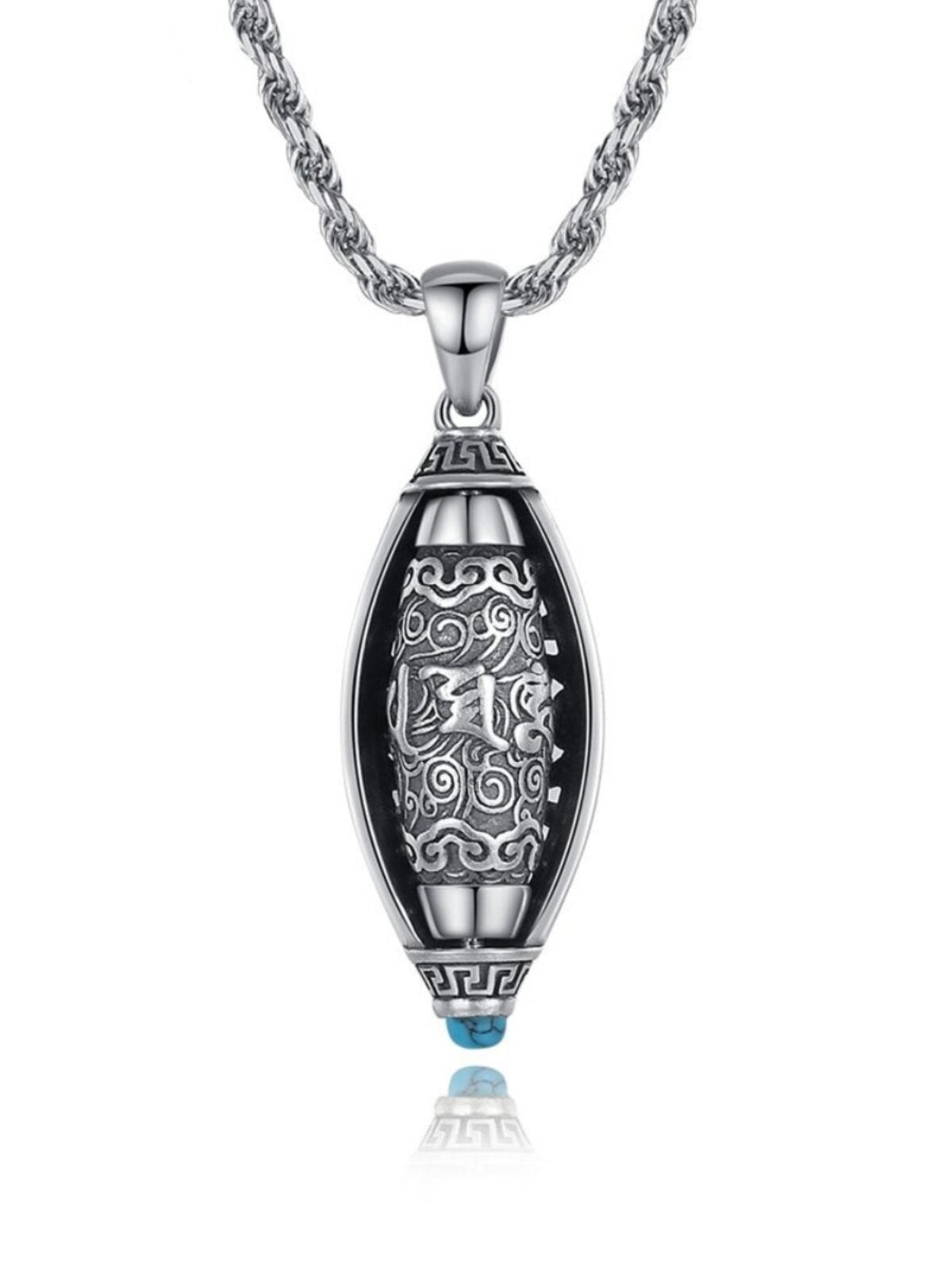 Six-Syllable Mantra Rotating Pendant