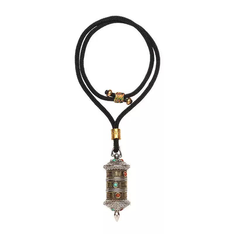 The prayer wheel pendant can be opened, the car trailer is a good thing, a high-end car pendant, a handmade original safety car ornament
