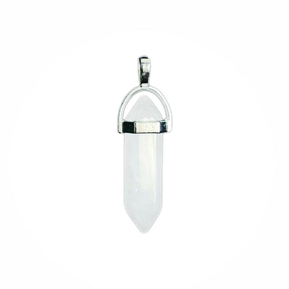 Pure raw stone crystal column primary energy stone positive energy purification powder crystal white crystal - BEAR GIRL
