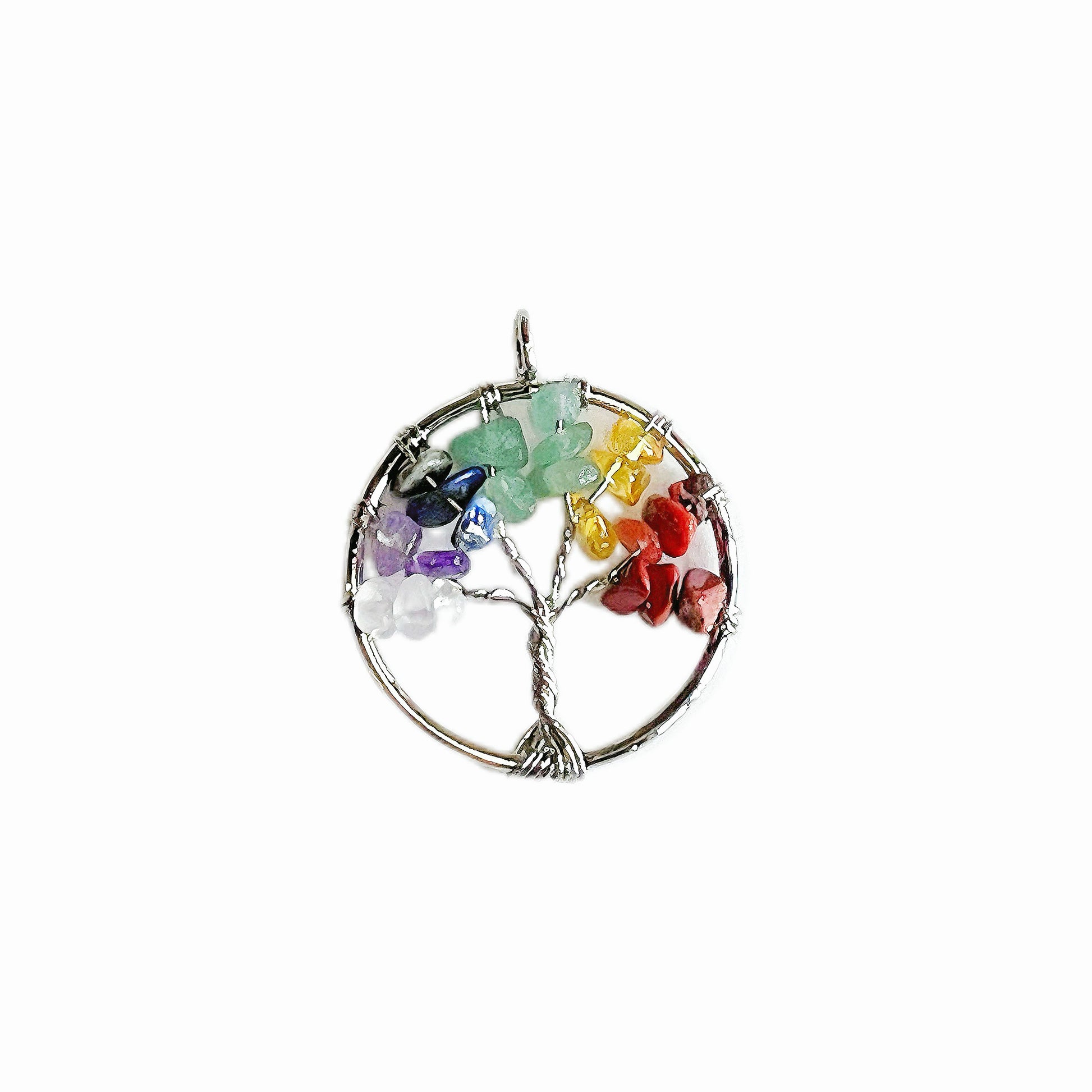 Multi - energy Crystal tree Positive energy Pendant Amethyst White crystal purifying energy - BEAR GIRL