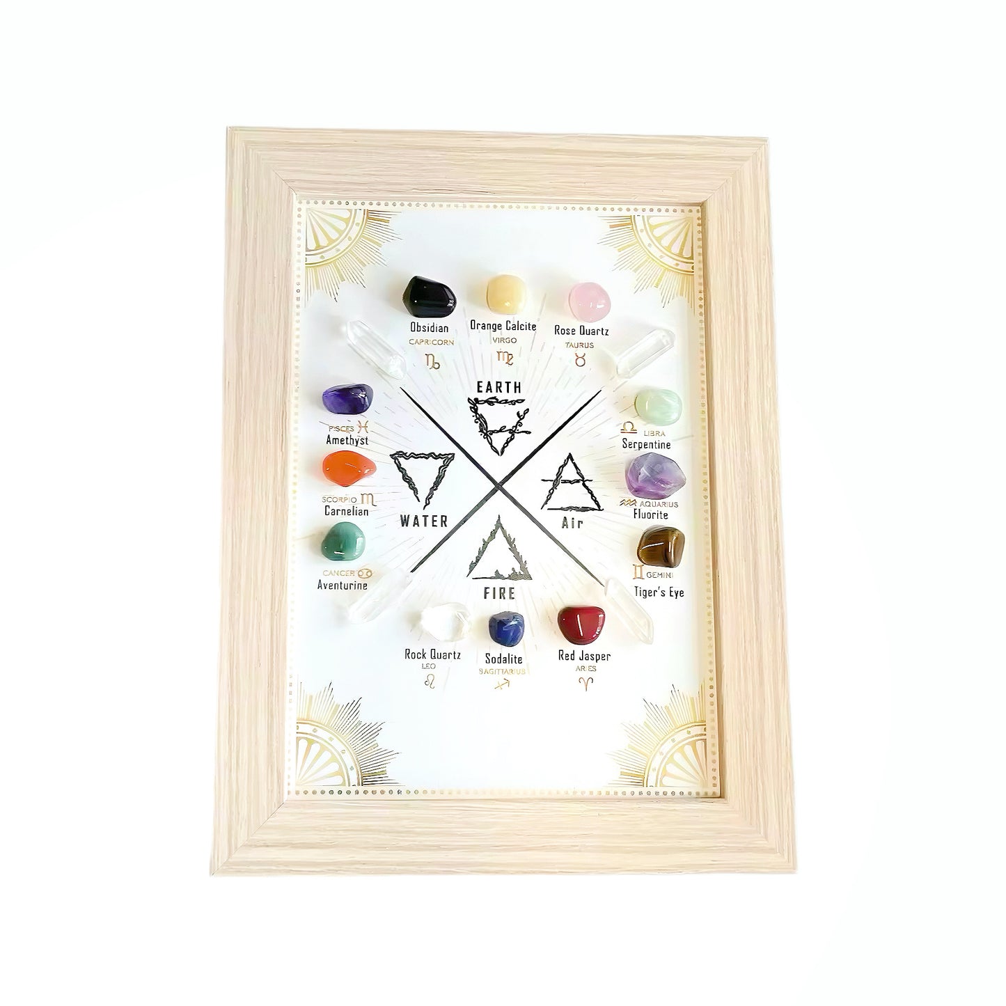 Features Energy blessed crystal stones with crystal bags that can divinate yourself - BEAR GIRL
