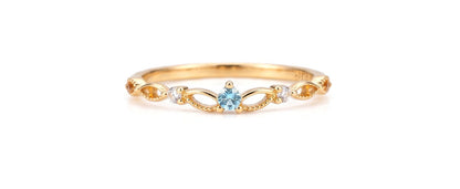 Delicate Birthstone Ring — product photograph