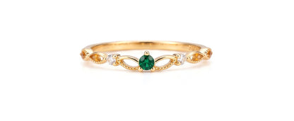 Delicate Birthstone Ring — product photograph