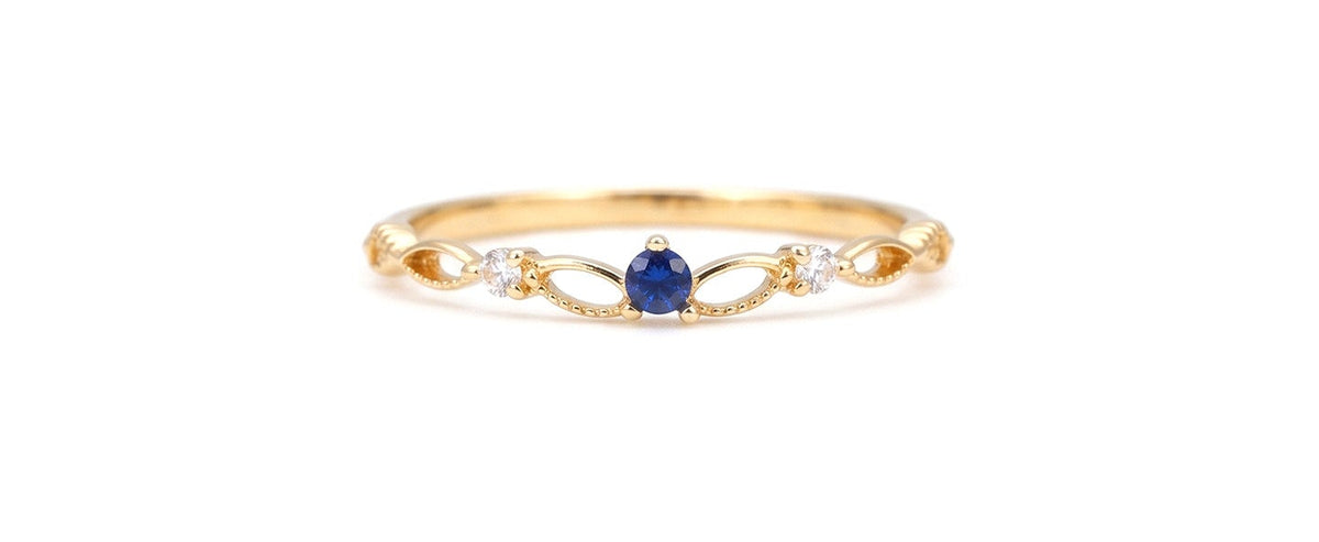 Delicate Birthstone Ring — product photograph