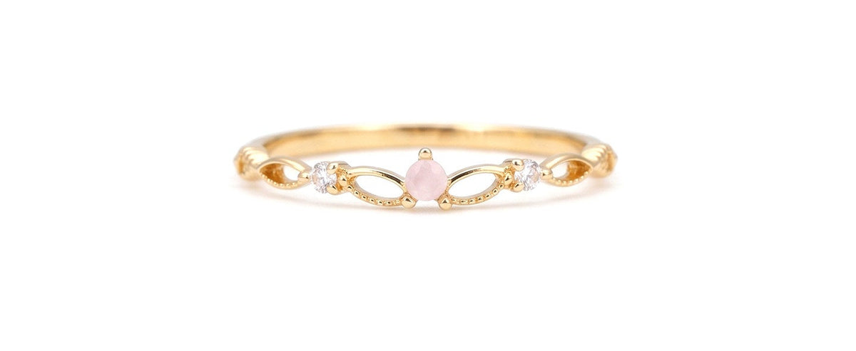 Delicate Birthstone Ring — product photograph