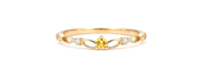 Delicate Birthstone Ring — product photograph
