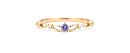 Delicate Birthstone Ring — product photograph