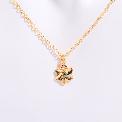 Birth Flower & Birthstone Bracelet or Necklace — product photograph
