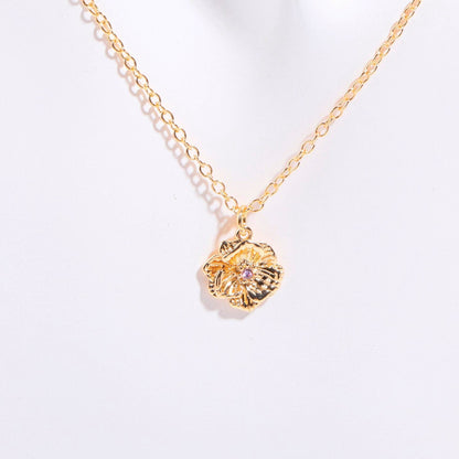 Birth Flower & Birthstone Bracelet or Necklace — product photograph