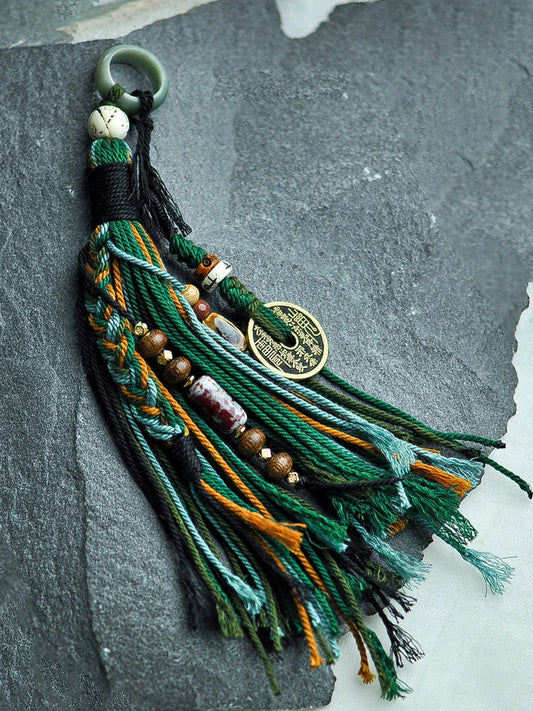 Chinese Folk-Motif Tassel Charm — product photograph