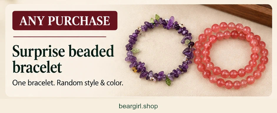 A surprise bracelet with a qualifying purchase